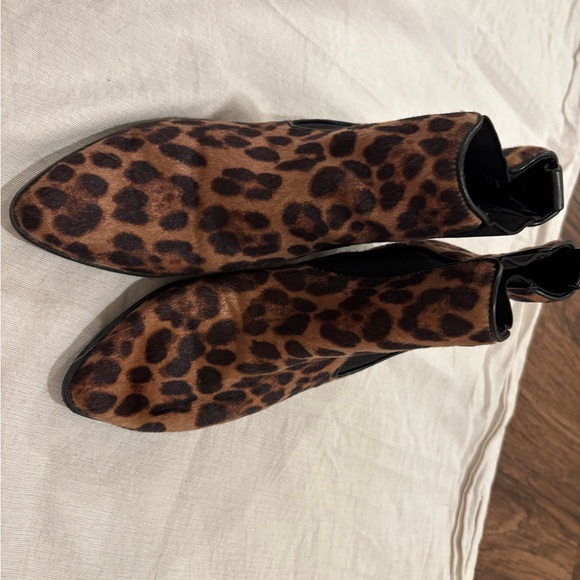 Nine West Leopard Print Ankle Boots - Picture 2 of 6
